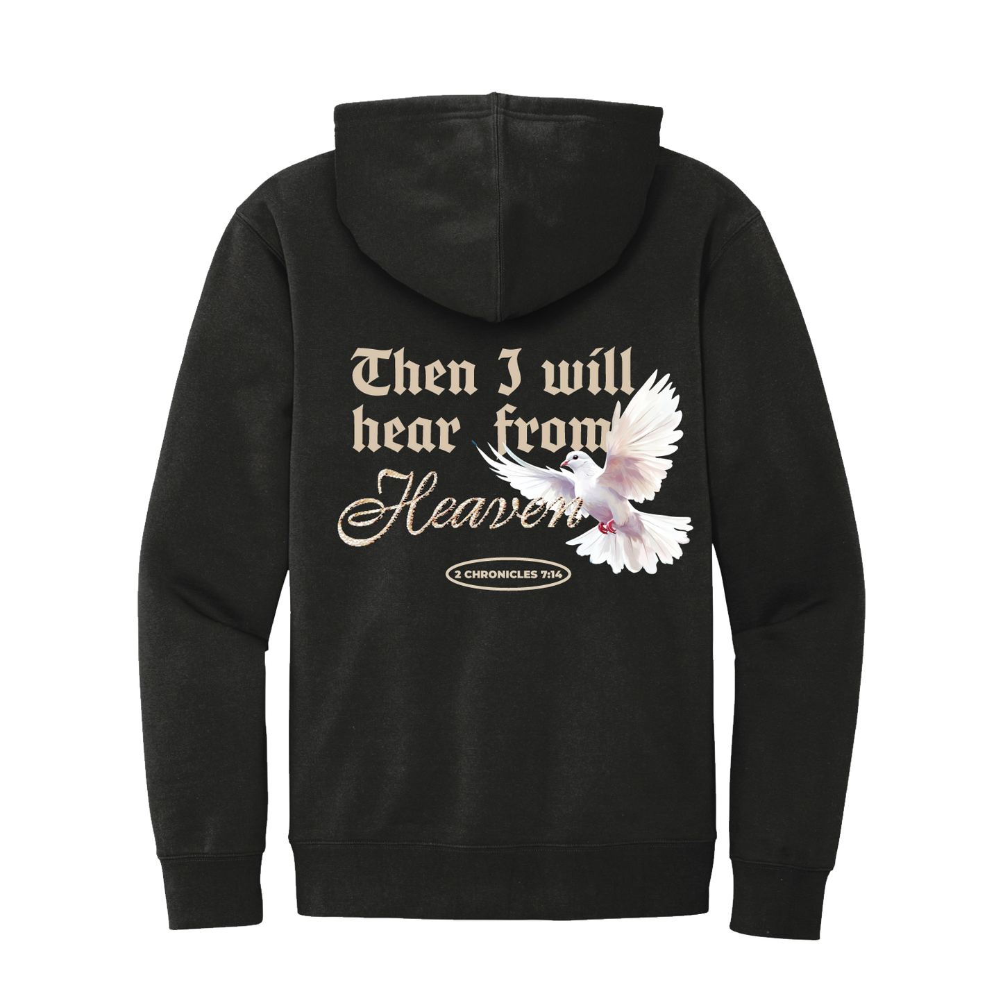 Prayer + Holy Spirit Hoodie - Jet Black